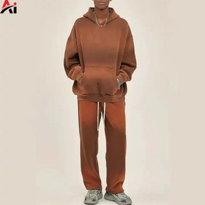 Conjunto Deportivo Casual para Hombre y Mujer, Lavado Ácido, 100% Algodón, Transpirable, Ligero, de Moda, Ropa Premium - Product Image 6