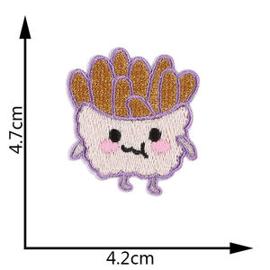 Prix d'usine, vente en gros, patchs brodés personnalisés thermocollants, badge fraise, patch en tissu brodé 3D en forme de fruit pour chapeaux et sacs - Product Image 6