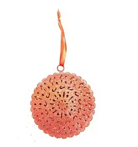 Nuevo Diseño de Adorno Navideño Colgante en Forma de Estrella Metálica con Brillantina Azul para Árbol, Decoración para el Hogar, Fiestas, Regalo - Product Image 3