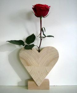 Premium Wooden <b>Heart</b> Table Centerpiece Crafted Design For Wedding Center Decoration And Romantic Gift Item - Product Image 1