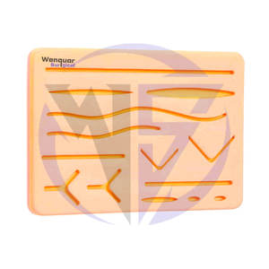 Coussin de pratique de suture chirurgicale à 3 couches pour la formation en soins infirmiers et en médecine vétérinaire, instruments Wenquar - Product Image 3