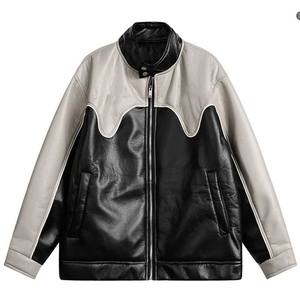 Chaqueta de Cuero Genuino para Hombre OEM 2026, Personalizada, Impermeable, Elegante, con Bordado Chenille, Gruesa, para Invierno y Primavera - Product Image 6