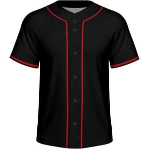 Maillots de baseball personnalisés de qualité supérieure pour jeunes, dernier design en couleur unie, respirants et abordables, postés par Dress Sports - Product Image 1