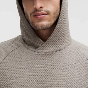 Sweat à capuche d'hiver pour homme de la marque GEEDUP, broderie numérique unie, haute qualité, 100% coton, coupe ample, décontracté, tendance, respirant, en polaire - Product Image 4
