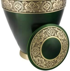 Urnes funéraires décoratives en laiton pour adultes, faites à la main, pour hommes et femmes. - Product Image 6