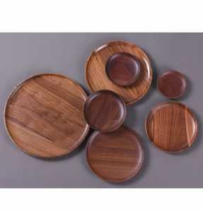 56. Artisan Handmade Wooden Dinner Plate Crafted from Natural Mango Wood with Artistic Epoxy Resin Emerald Design Rustic - Product Image 3