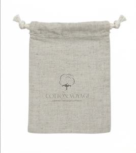 Sacs de courses en coton écologiques de qualité supérieure avec cordon de serrage, vente en gros, couleur, taille et style personnalisables - Product Image 2