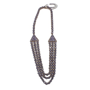 Collar de Plata de Ley 925, tanzanita Natural, pavé de diamante, chapado en oro, estilo Vintage, joyería, amantes, cadenas cristianas - Product Image 1