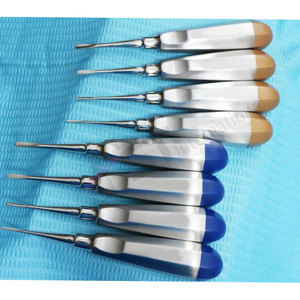 ชุดเครื่องมือถอนฟันแบบแมนนวล 7 ชิ้น ยี่ห้อ Dental PDL Elvatome Spade Mini Root Elevator Proximators Luxating ได้รับการรับรองมาตรฐาน CE ระดับ Class I - Product Image 2