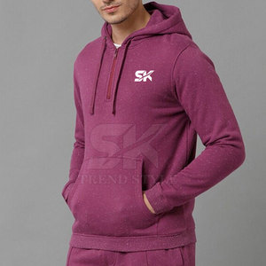 Nouveaux sweats à capuche tendance pour hommes, taille personnalisée, coton, style décontracté, prix bas, sweats à capuche unis à fermeture éclair intégrale pour hommes, en vente en ligne - Product Image 2