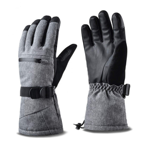 Gants longs en cuir de mouton noir personnalisés unisexes, élégants pour l'hiver, le sport quotidien, les voyages, le ski, le cyclisme, l'opéra et les soirées - Product Image 2