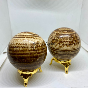 Sphère de cristal d'aragonite naturelle en gros, boule de pierre précieuse polie pour la guérison, la décoration intérieure, la méditation, fabricant OEM - Product Image 1