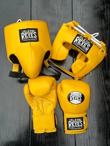 Guantes de Boxeo de Cuero Premium de Alta Calidad Estilo Mexicano Personalizados con Cierre de Gancho y Bucle, Protector de Mejillas, Protector de Cabeza, Protector Inguinal, Kit Antideslizante - Product Image 2