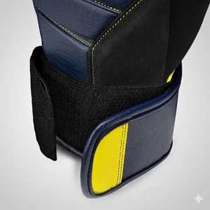 Guantes de Combate Hechos a Medida de Alta Calidad, de Cuero Vacuno, con Cierre de Gancho y Bucle para Soporte de Muñeca, para Entrenamiento de Muay Thai y Kick Boxing - Product Image 3