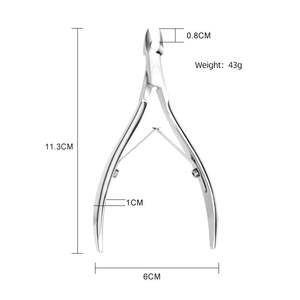 Coupe-ongles incurvé professionnel de haute qualité en acier inoxydable pour bébé, outils de manucure et pédicure, coupe-cuticules aiguisé ANAAIF - Product Image 5