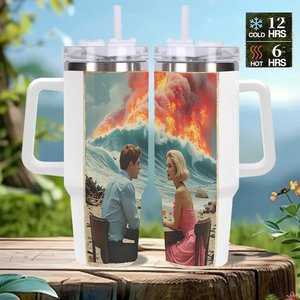 40Oz <b>Large</b> Capacity Stainless Steel Tumbler For Farming And Agricultural Events - Product Image 2