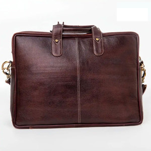 Sacs à ordinateur portables en cuir confortables avec fermeture éclair pour hommes, design multi-poches, fermeture éclair, pour l'hiver - Product Image 2