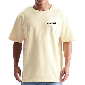 T-shirts amples et décontractés pour hommes, en coton, style streetwear tendance pour l'été - Product Image 1