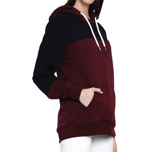 Sudadera con Capucha para Niños, Diseño de Bloques de Color, Ligera pero Aislante, Estilo Urbano/Casual, Color Sólido, con Diseño de Logotipo Personalizado - Product Image 2