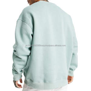 Sudadera de invierno para hombre con cuello redondo bordado personalizado 70%, jerséis orgánicos de talla grande para hombre, sudaderas con capucha, envío DDP - Product Image 3