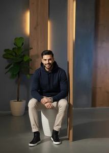 Sudadera con Capucha para Hombre OEM, Mezcla de Poliéster y Algodón, Logotipo Personalizado Impreso, Sudadera de Forro Polar, Ropa Deportiva Informal de Invierno, Moda Urbana - Product Image 2