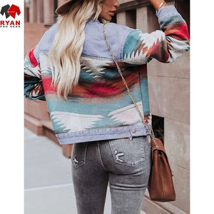 Ryan Pro Gear <b>Customized</b> <b>Denim</b> <b>Jacket</b> For Women Breathable and Comfortable Fabric with <b>Customized</b> Logo OEM Design - Product Image 3