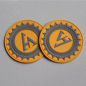 Parches de Silicona para Coser en Prendas, Etiquetas con Logotipo de Marca 3D Personalizadas, Etiquetas de Silicona en Relieve para Camisetas, Etiquetas de Goma Suave de PVC para Ropa - Product Image 2