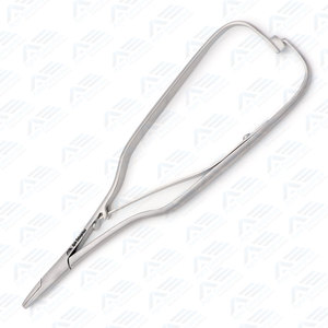 Portaagujas Quirúrgico Recto de 16 cm con Mango de Carburo de Tungsteno, Instrumento Médico Quirúrgico Tipo Arruga - Product Image 2