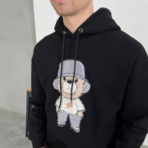 เสื้อฮู้ดดี้ผู้ชายผ้าเชนิลล์ปักลาย ทนทาน ซักง่าย ไม่ยับ สวมใส่สบาย ดีไซน์ล่าสุด - Product Image 5