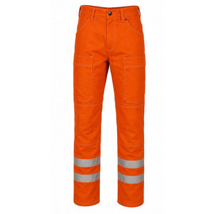 เสื้อผ้า FR Clothing CAT2 ป้องกันไฟไหม้มาตรฐาน EN11612/NFPA2112 ATPV 10.1cal/cm ทรงคลาสสิคแบบสบายๆ เอวยางยืด กระดุมยูเรีย 100% - Product Image 2
