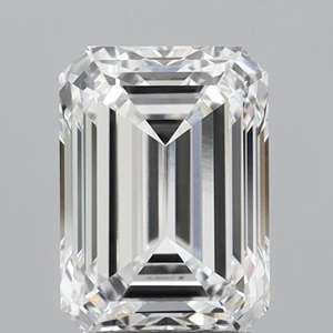 เพชรทรงเอเมอรัลด์ 2.05 กะรัต เพาะเลี้ยงในห้องปฏิบัติการ สี D ความสะอาด VVS1 ขัดเงาอย่างดี ได้รับการรับรองจาก IGI แบบ CVD สำหรับแหวนเครื่องประดับชั้นดี - Product Image 1