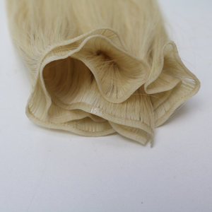 Genius weft Wholesale Luxury Wavy Super Double Drawn 100% Virgin Vietnamese Human Hair Bulk Extensions <b>Bleached</b> All Colors 60cm - Product Image 4