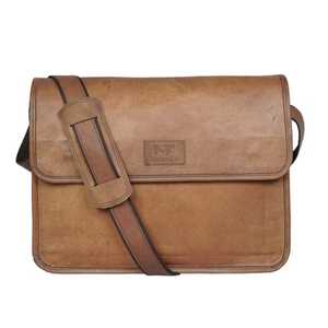 Sac bandoulière en cuir véritable, forme enveloppe, fermeture à boucle, bandoulière, homme, vintage, durable, toutes saisons, usage quotidien, 2-2,9 L - Product Image 1