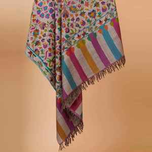 Chal de Pashmina Kani Estampado de Lujo Hecho a Mano, Suave, Cálido, Transpirable, Diseño Sólido, Elegante Envoltura para Invierno - Product Image 2