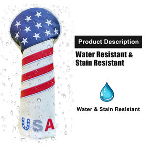 Fundas para Palos de Golf con Logotipo Bordado Personalizado OEM de Fábrica al por Mayor, Fundas de Cuero Genuino Impermeables de Alta Calidad - Product Image 5