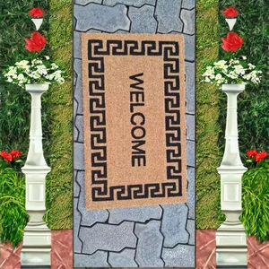 Tapis de sol Fairmont Novelty Oriental en nylon antidérapant avec envers en caoutchouc, fabriqué à la machine, pour usage intérieur/extérieur, bureau, épaisseur 3-10 mm, moderne - Product Image 2