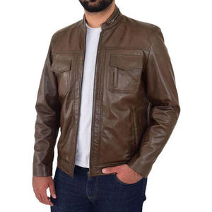 Premium Quality <b>Genuine</b> <b>Leather</b> <b>Jacket</b> for Men 2026 New Style <b>Leather</b> <b>Jacket</b> for Wholesale Supply - Product Image 3