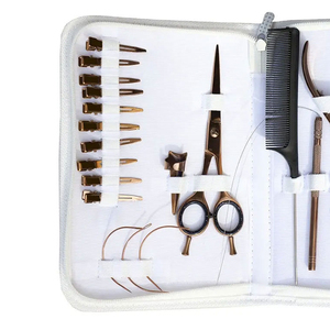 Kit de Extensiones de Cabello de Acero Inoxidable y Plástico de Alta Calidad con Logotipo Personalizado, Juego de Pinzas Mini para Salón de Belleza, Uso Comercial - Product Image 2