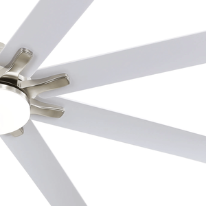 Ventilatore da Soffitto LED Moderno da 66 Pollici con Luce Dimmerabile, 8 Pale in ABS, Telecomando, Motore DC Reversibile per Casa e Ufficio - Product Image 3