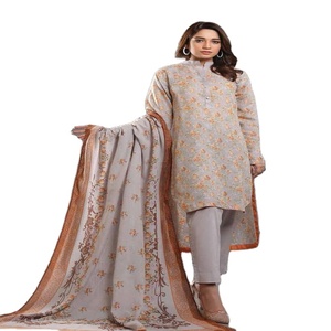 Última marca pakistaní Shalwar Kameez diseñador algodón/trajes de césped para mujeres ropa india y paquistaní impresa - Product Image 1