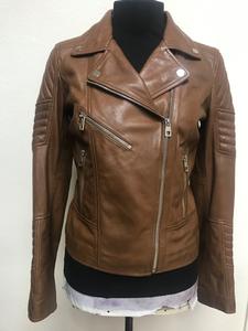 Chaqueta Corta de Piel de Oveja Perfecto para Mujer, Hecha a Medida, Diseño Sólido, Otoño Invierno, Estilo Biker, Ecológica, Talla 3XL, OEM ODM - Product Image 4