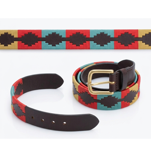 Leather Polo <b>Belt</b> Polo Leather <b>Belts</b> Handmade Top Quality Multicolour Thread Designer Leather Polo <b>Belts</b> for Men Bulk Order - Product Image 3