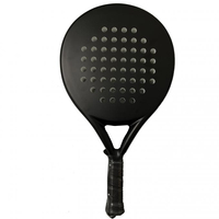 Raquettes de paddle en fibre de carbone légères sur mesure de haute qualité, design amateur/junior, OEM, vente en gros, matériau de filet en nylon