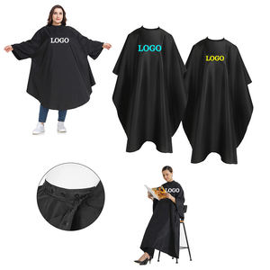 Cape de coiffure SMART HAIR, imprimé drapeau américain, polyester durable, design rayé, pour usage en salon - Product Image 4