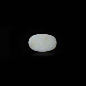 Natural Fire Opal Oval Cabochon 4.9 Carat Loose Gemstone for Fine Jewelry - Product Image 2