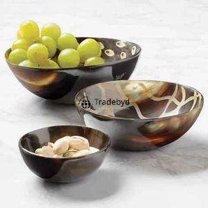 Cuenco Decorativo de Cuerno de Ángel Hecho a Mano de Primera Calidad para Mesa de Centro por Tradebyd - Product Image 1