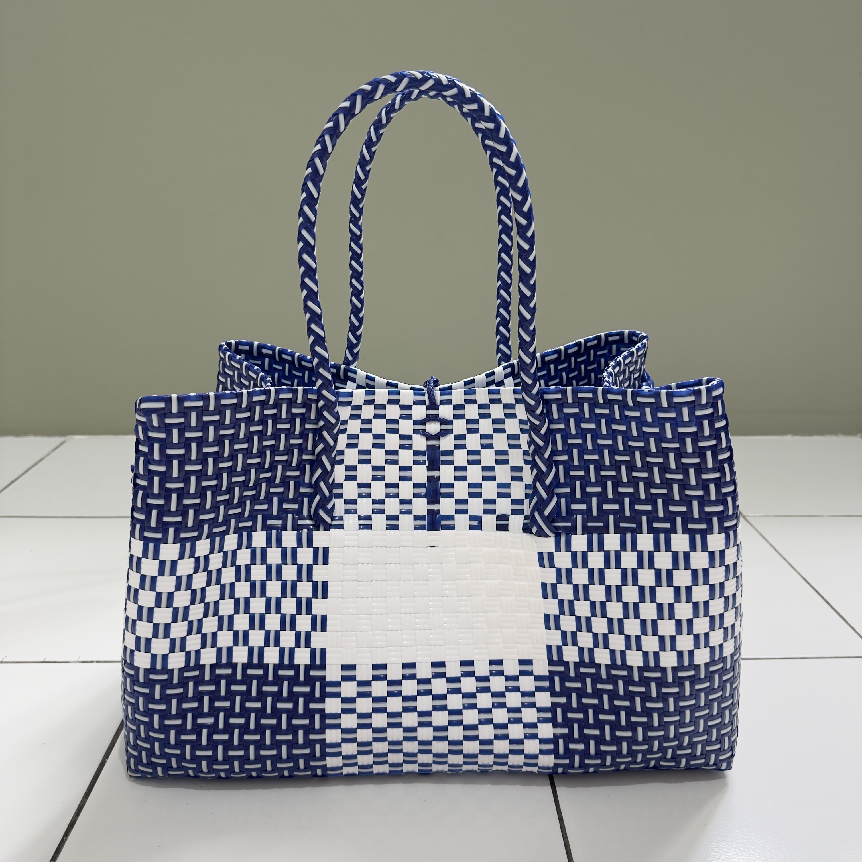Blue White