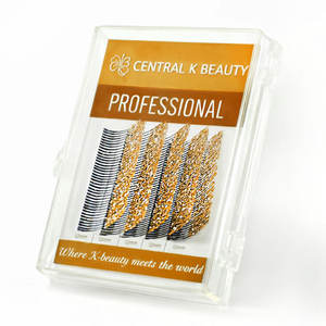 Cils scintillants personnalisés pour Noël, extensions de cils féériques brillantes, faux cils coréens en vison - Product Image 2