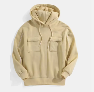 Sudadera con capucha 100% algodón al por mayor para hombre, diseño personalizado, estilo urbano/casual - Product Image 1