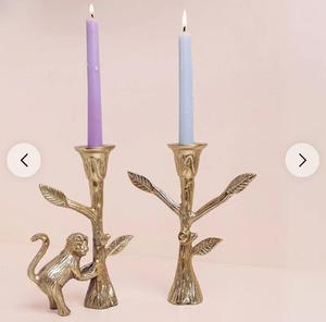Candelabro de metal con forma de árbol de mono, decoración navideña para el hogar, resistente al calor - Product Image 3